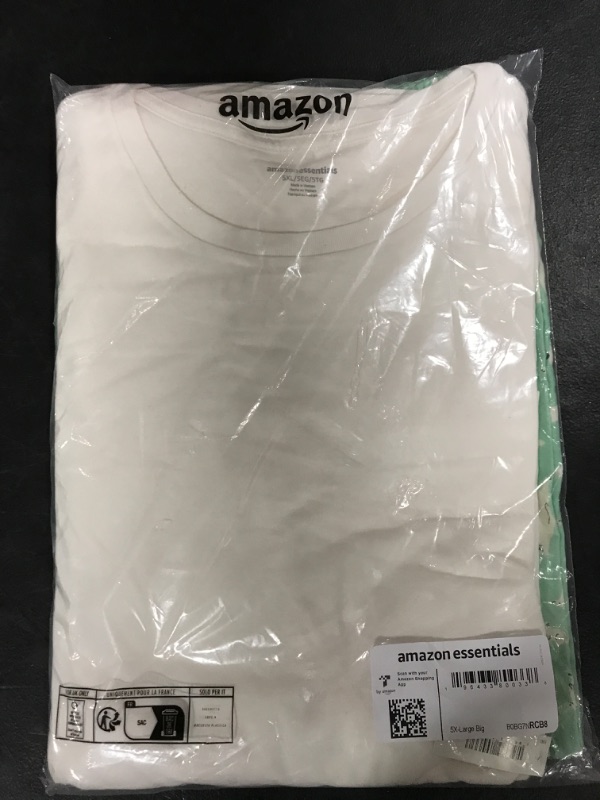 Photo 1 of Amazon Essentials Men's 4XL Big Cotton Snug Fit Pajama Set, Mint Green, Forest Animals
