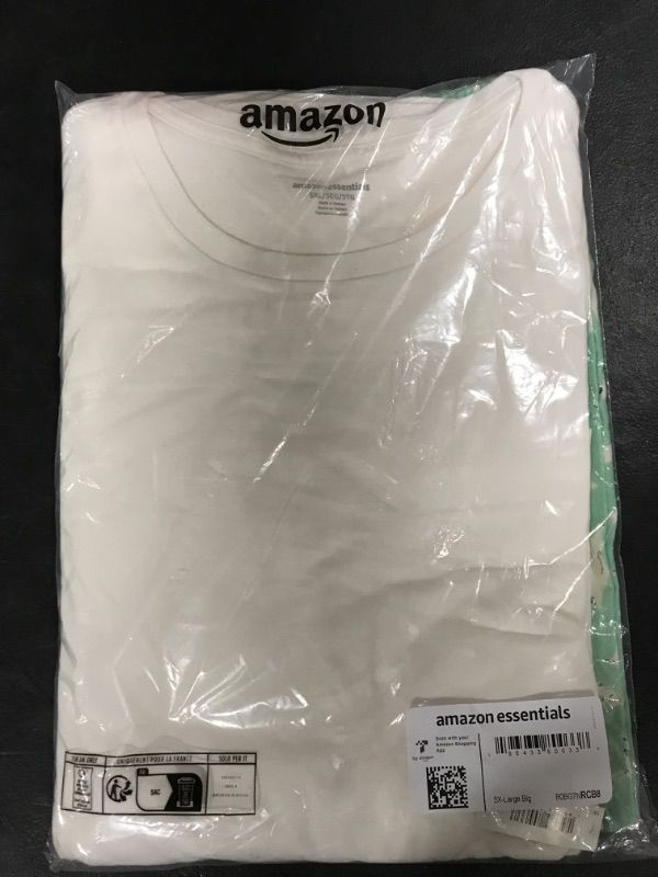 Photo 1 of Amazon Essentials Men's 5XL Big Cotton Snug Fit Pajama Set, Mint Green, Forest Animals
