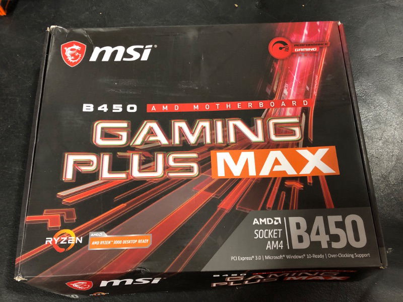 Photo 1 of MSI B450 Gaming Plus MAX scheda Madre Presa AM4 ATX AMD B450