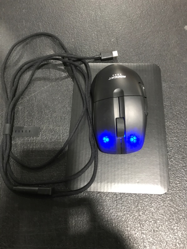 Photo 2 of roccat kone pro air gaming pc wireless mouse, bluetooth ergonomic performance computer mouse with 19k dpi optical sensor, aim