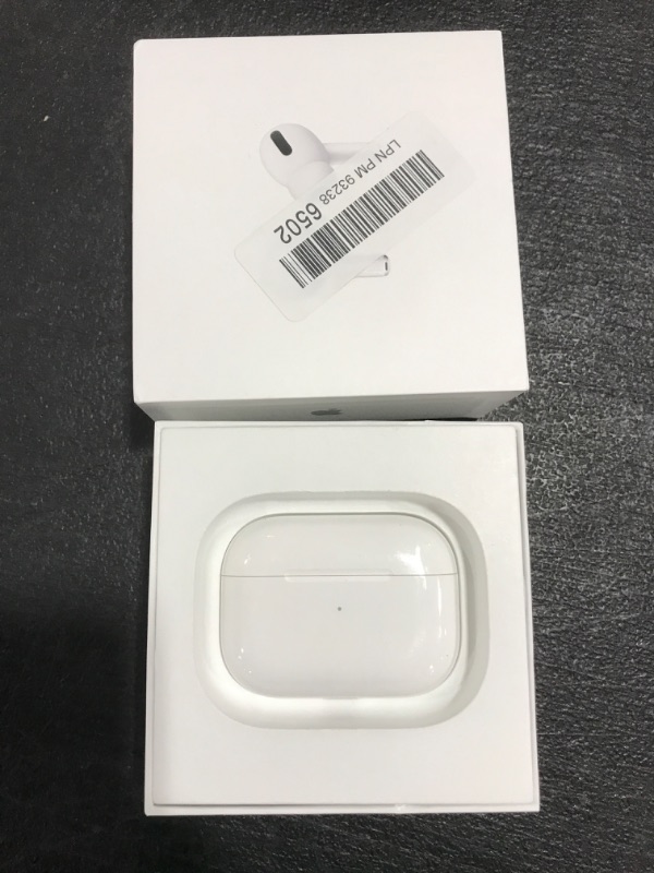 Photo 2 of Apple AirPods Pro with MagSafe Charging Case. OPEN BOX. PRIOR USE. 
