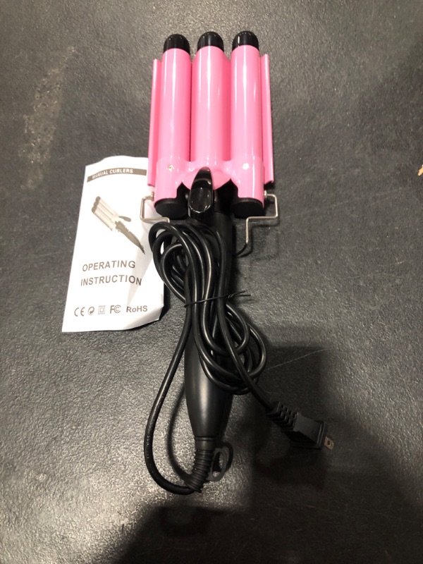 Photo 1 of 3 Barrel Curling Iron Wand Hair Crimper