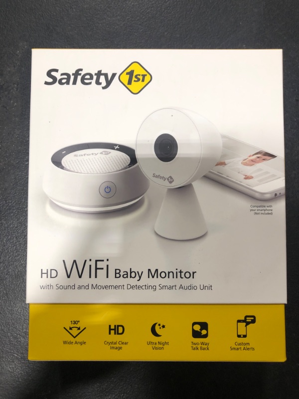 Photo 2 of Safety 1st HD Wi-Fi Baby Monitor Camera with Sound- and Movement-Detecting Audio Unit