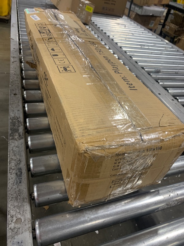 Photo 1 of UANLAUO Baby Playpen, 71x59 inch Large Playpen for Babies and Toddlers, Sturdy Baby Play Yards with Anti-Slip Base, Non-Toxic, Safe Indoor & Outdoor Kids Play Pin with Breathable Mesh Without Mat 71x59inch Grey(Without MAT)