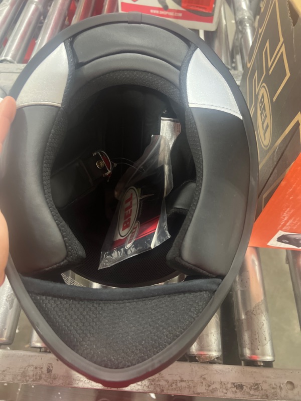 Photo 3 of Bell SRT Ribbon Helmet (XX-Large) (Black/RED) XX-Large BLACK/