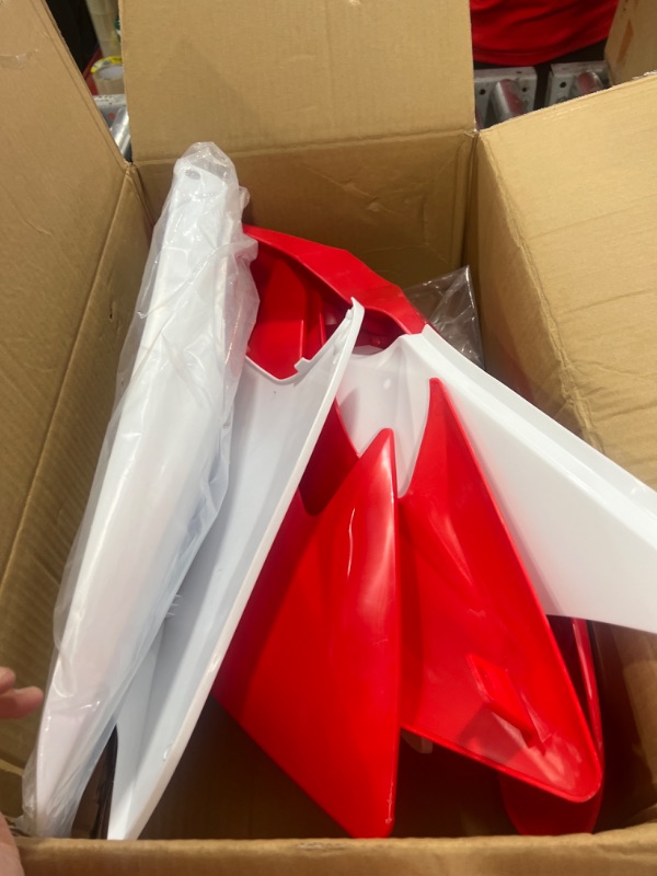 Photo 1 of ABS Plastic Fender Fairing Body Work Kit Set For For CRF230F CRF150F 08-09 12-14 Dirt Pit Bike
