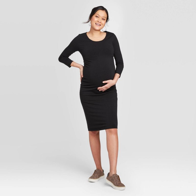 Photo 1 of 3/4 Leeve T-hirt Maternity Dre - Iabel Maternity by Ingrid & Iabel™
SIZE XS