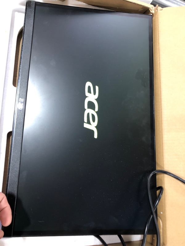 Photo 2 of Acer 21.5 Inch Full HD (1920 x 1080) IPS Ultra-Thin Zero Frame Computer Monitor (HDMI & VGA Port), SB220Q bi