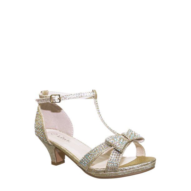 Photo 1 of [Size 12] Girls Rhinestone Crystal Sandal