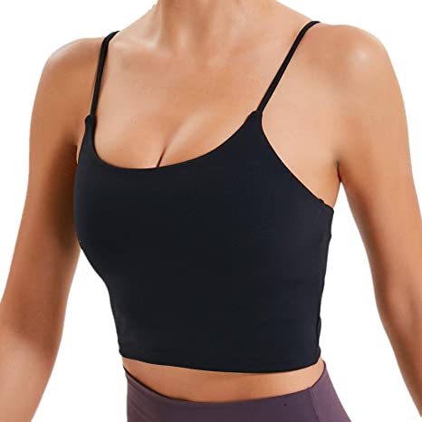 Photo 1 of [Size XL] Lemedy Women Padded Sports Bra Fitness Workout Running Shirts Yoga Tank Top- Black

