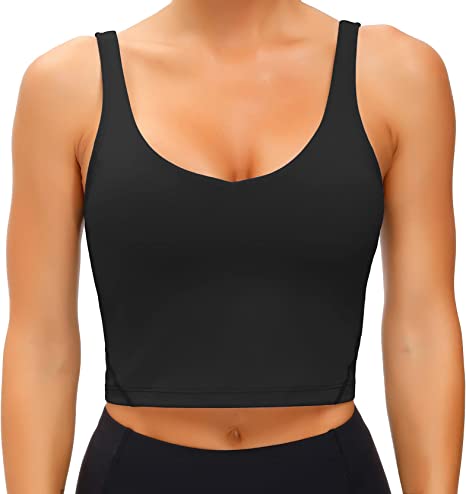 Photo 1 of [Size 6] Lemedy Womens Crop Top Sports Bra- Black