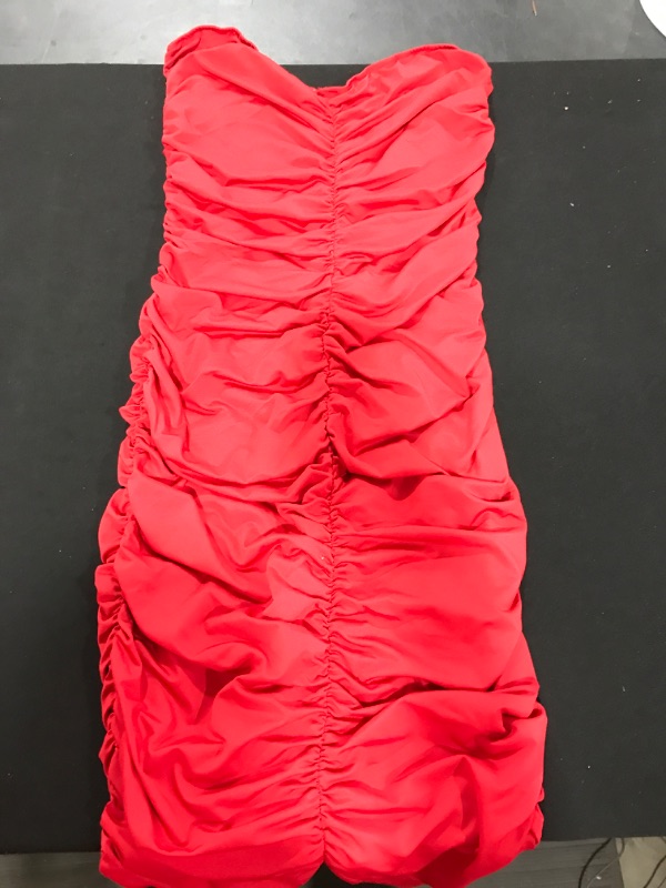 Photo 1 of [Size L] Women's Long Body Con Dress- Red