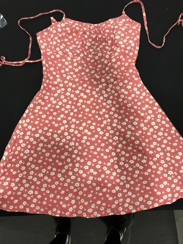 Photo 1 of [Size M] Ladies Summer Dress- Red Daisies