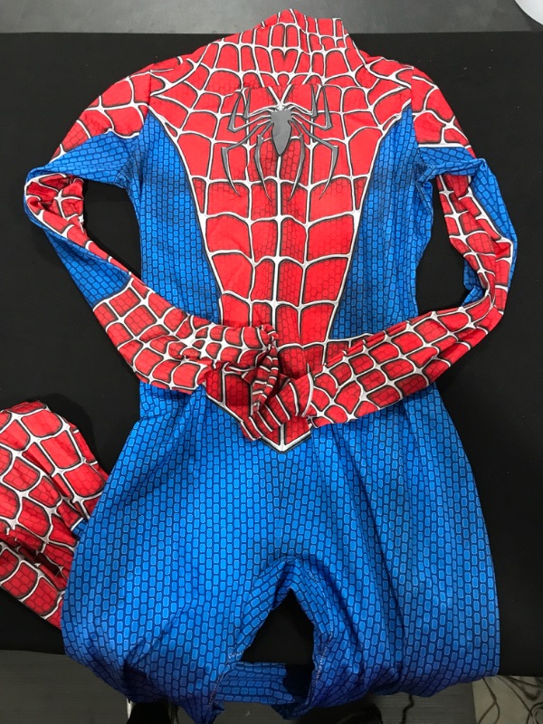 Photo 2 of [Size M] Adult Spider Man Bodysuit- Mask Not Included