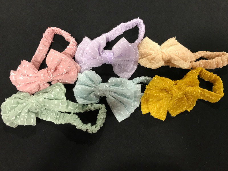 Photo 1 of Baby's Bow Headbands- 6 pcs