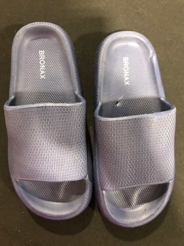 Photo 2 of [Size 9.5] BRONAX Pillow Slippers for Women and Men | House Slides Shower Sandals | Extremely Comfy | Cushioned Thick Sole
