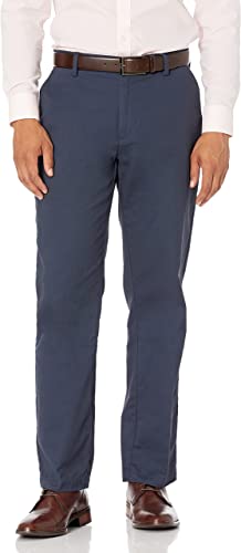 Photo 1 of [Size 38x32] Amazon Essentials Men's Classic-Fit Wrinkle-Resistant Flat-Front Chino Pant - navy