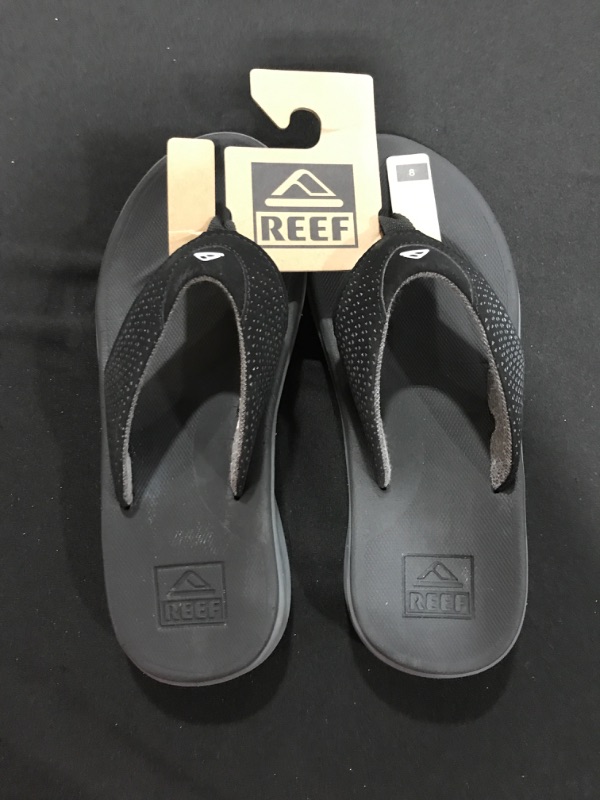 Photo 2 of [Size 8] Reef Men's Sandals, Cushion Phantom, Black