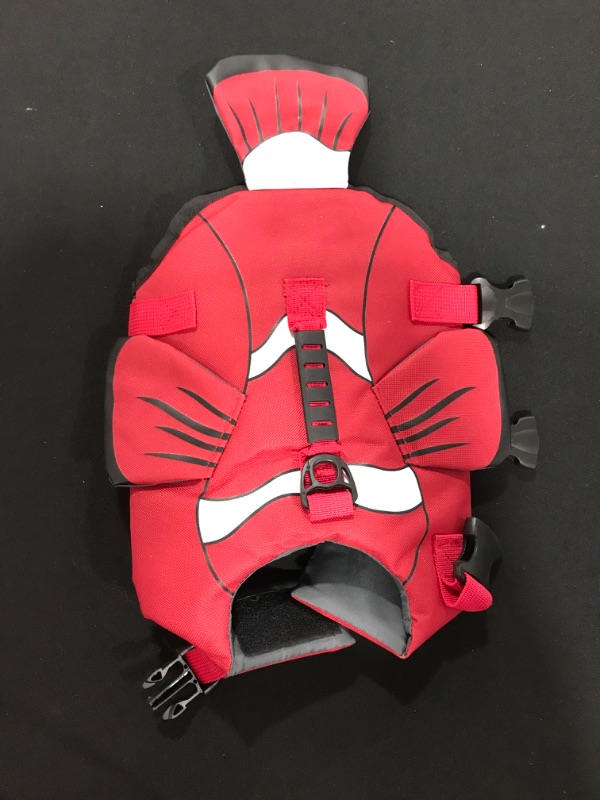 Photo 2 of [Size XS] Doggie Life Jacket- Red Fish