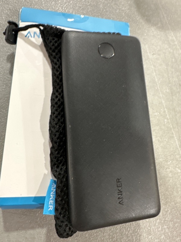 Photo 1 of Anker Portable Charger, 325 Power Bank (PowerCore Essential 20K) 20000mAh Battery Pack with PowerIQ Technology and USB-C (Recharge Only) for iPhone, Samsung Galaxy, and More Black