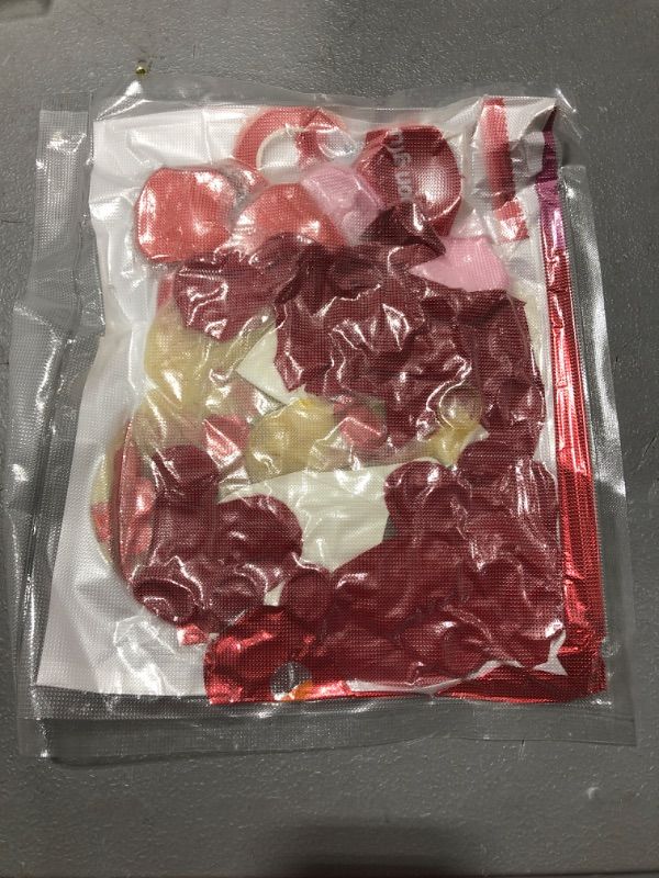 Photo 1 of 58 Pieces Valentine's Day Balloons Kit Heart Shape Balloons Romantic Love Foil Balloon I Love You Balloons Rose Petals and Red Ribbons for Valentines Day Wedding Party Birthday Decorations