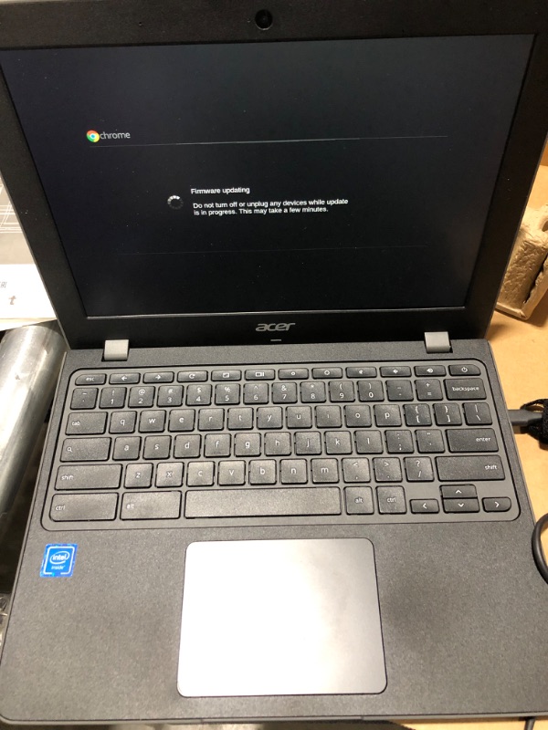 Photo 2 of -previous owner password active- Acer Chromebook 512 Laptop | Intel Celeron N4020 | 12" HD+ Display | Intel UHD Graphics 600 | 4GB LPDDR4 | 32GB eMMC | Intel 9560 802.11ac Gigabit WiFi 5 | MIL-STD 810G | Chrome OS | CB512-C1KJ Chromebook only