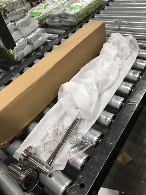 Photo 1 of 2 Pack Adjustable 23.6 to 42 Inch Single Bath Towel Bar, ZUEXT Polish Chrome Finished Stainless Steel Towel Holder,Wall Mounted Expandable Hand Towel Rod for Bathroom Kitchen,1" Tube Towel Rail Racks Chrome Single Towel Bar 2