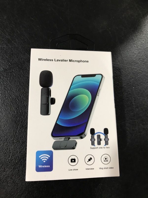 Photo 2 of Wireless Lavalier Microphone for Phone(USB-C), Dual Wireless Microphone for Video Recording, Live Stream, Vlog, YouTube, TikTok, Facebook, Zoom - Noise Reduction & Plug-Play(No Need App/Bluetooth)
