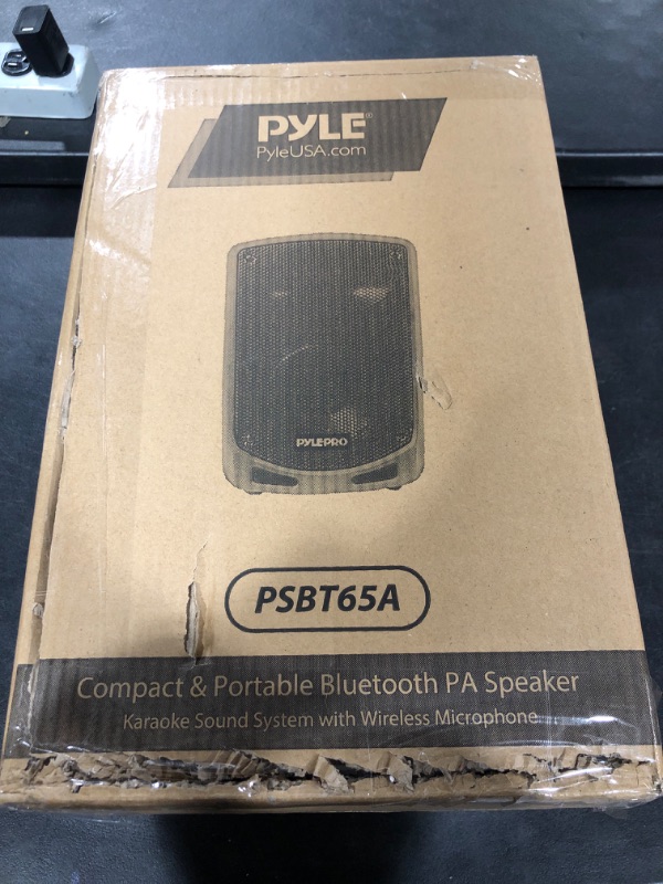 Photo 3 of Pyle PSBT65A Compact & Portable Bluetooth PA Speaker