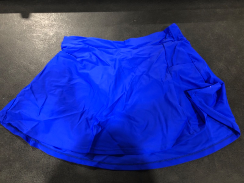 Photo 1 of American Trends Womens High Waisted Swimsuit Cover Up Skirt Bikini Bottoms with Side Pocket Large Royal Blue