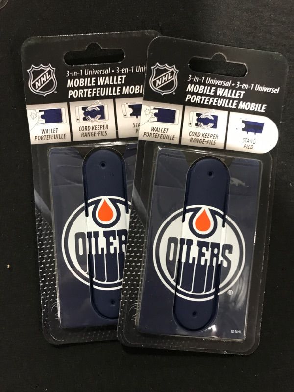 Photo 2 of [2 Pack] NHL Edmonton Oilers Mobile Wallets
