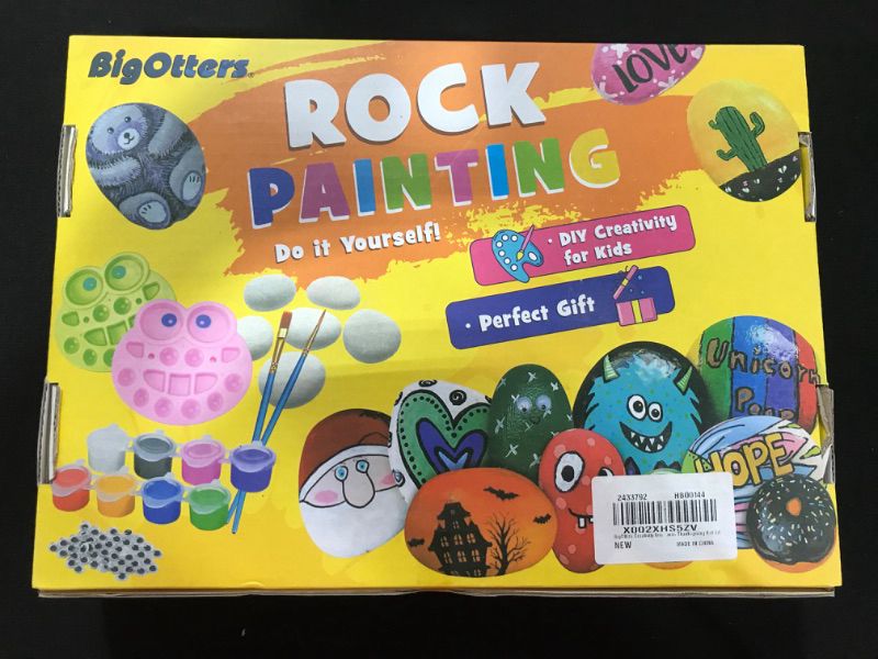 Photo 2 of BigOtters Rock Painting Kit for Kids, 88PCS 