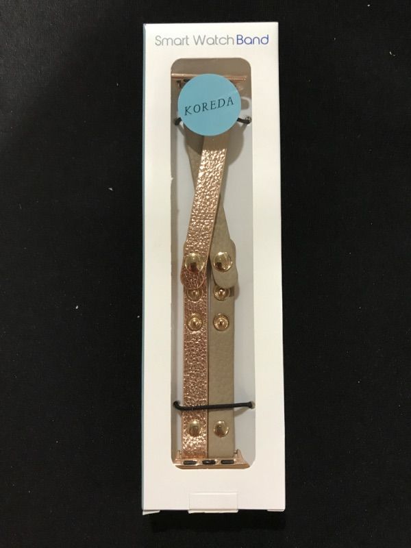 Photo 1 of Apple Watch Band 38mm 40mm 41mm for Women Men, Cute Genuine Leather Adjustable Cross Strap for iWatch SE & Series 7/6/5/4/3/2/1 Khaki/Coffee 38mm/40mm/41mm