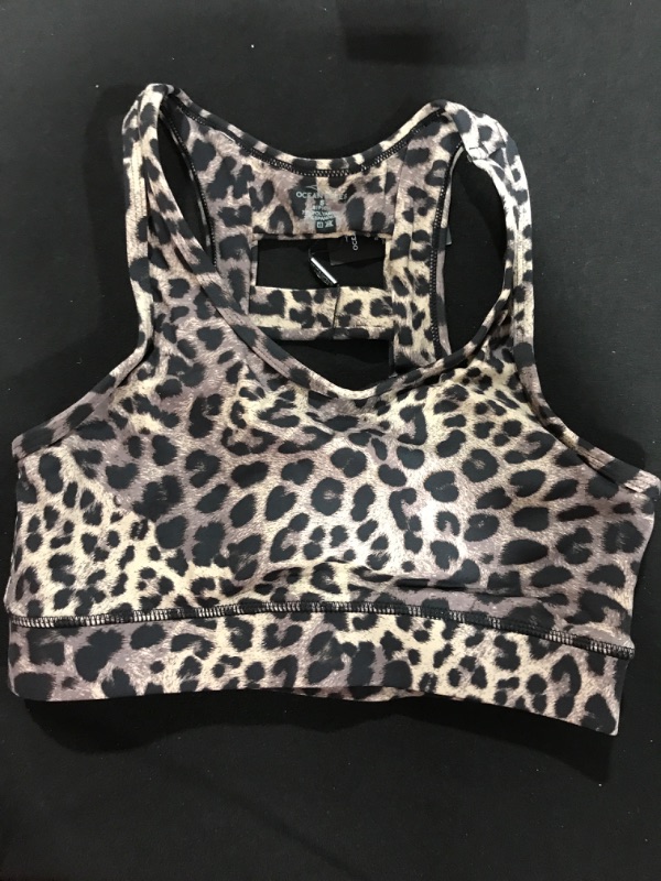 Photo 1 of [Size S] Ocean Blues Women's Sports Bra- Animal Print