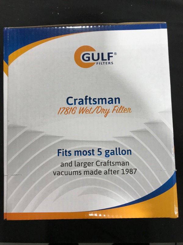 Photo 2 of 9-17816 Filter for Craftsman Shop Vac Filter 17816 Replacement Red - Stripe Filter 9-17816 Wet/Dry Air Filter Replacement Part fit 5 Gallon & Larger Vacuum Cleaner 917816 Cartridge Filter
