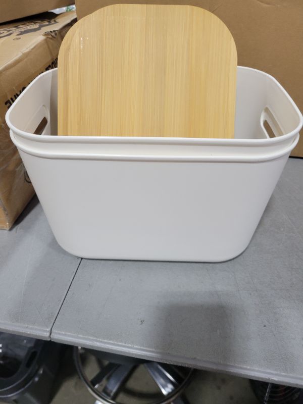 Photo 1 of 2 STORAGE CONTAINERS WITH BAMBOO LIDS