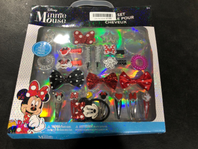 Photo 2 of Disney Minnie Mouse - Townley Girl Hair Accessories Kit Gift Set for Girls Ages 3 and up. Includes 22 Pieces of Hair Accessories such as Hair Bow, Coils, Hair Clips, Hair Pins and more, perfect for Parties, Sleepovers & Makeovers.