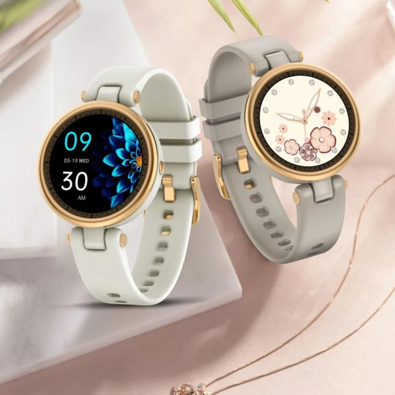 Photo 1 of QR01 Smart Watch Lady Sport Smartwatch Heart Rate Blood Oxygen Monitor Women Girls Waterproof Smart Bracelet For Android IOS