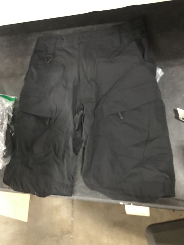 Photo 1 of black cargo shorts--- no size 