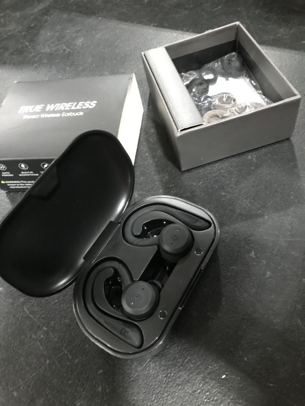 Photo 1 of true wireless stereo earbuds