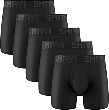 Photo 1 of 5Mayi Mens Athletic Underwear Mens Boxer Briefs Underwear for Men Pack SZ M 