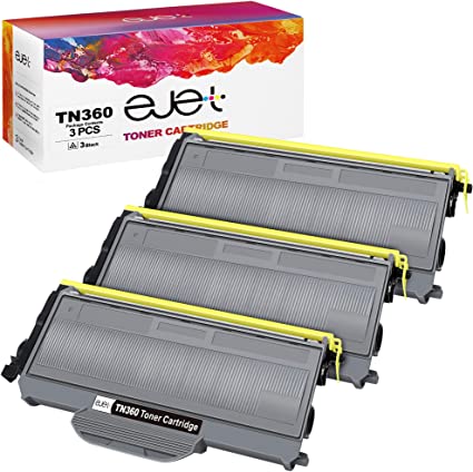 Photo 1 of TN360 TN-360 TN330 High Yield Compatible Toner Cartridge Replacement for Brother TN360 Toner Cartridge for Bother DCP-7040 DCP-7030 MFC-7840W HL-2140 MFC-7340 MFC-7440N HL-2170W (Black, 3-Pack)
