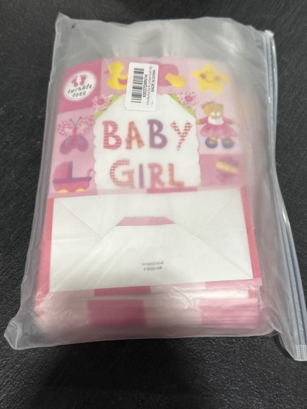 Photo 1 of 24 PACK BABY SHOWER BABY GIRL GIFT BAGS 