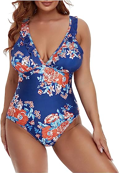 Photo 1 of  Women's Bikini Push Up Monokini Swimsuit Beach Dresses Full Size Sexy Plus Size Grease with Harness without Steel Bra--size 3xl
