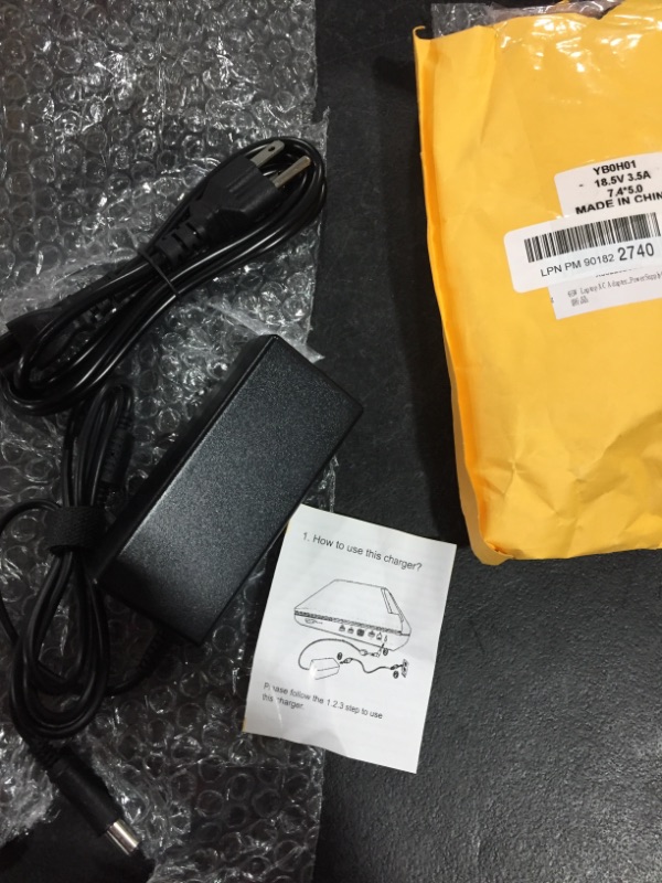 Photo 2 of 65W Laptop AC Adapter Charger Relacement for HP Compaq Presario CQ57 CQ56 CQ60 CQ62 Cq57-339wm Cq56-219wm Cq60-615dx Pavilion DV6 DV7 Dv6-6117dx Dv6-1030us Elitebook 840 G1 Power Supply Cord Plug