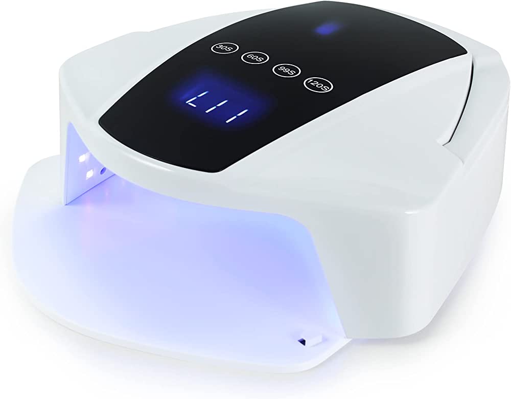 Photo 1 of 96W Rechargeable UV Led Nail Lamp, Faster Gel Nail Dryer Nail Light with 4 Timer Smart Sensor, Cordless LED Nail Lamp UV Gel Nail Lamp, Large Space Portable Handle Nail Dry Machine for Gel Nail Polish