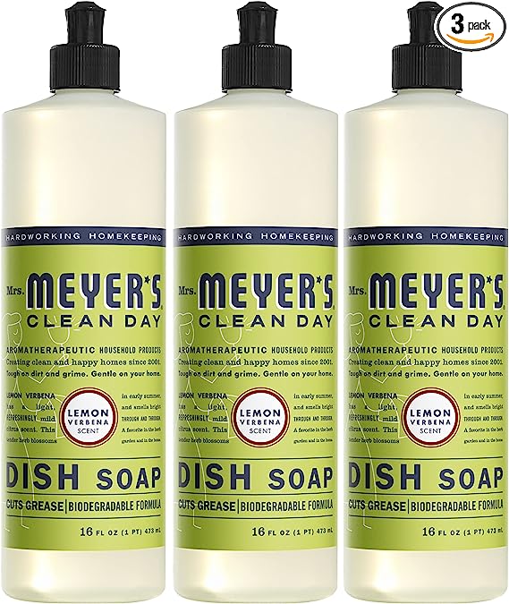 Photo 1 of 16.oz. Lemon Verbena Liquid Dish Soap set of 3