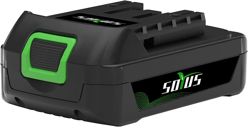 Photo 1 of SOYUS 20V 2.0Ah Battery Pack, Rechargeable Battery 2 Pack w/ Charger
