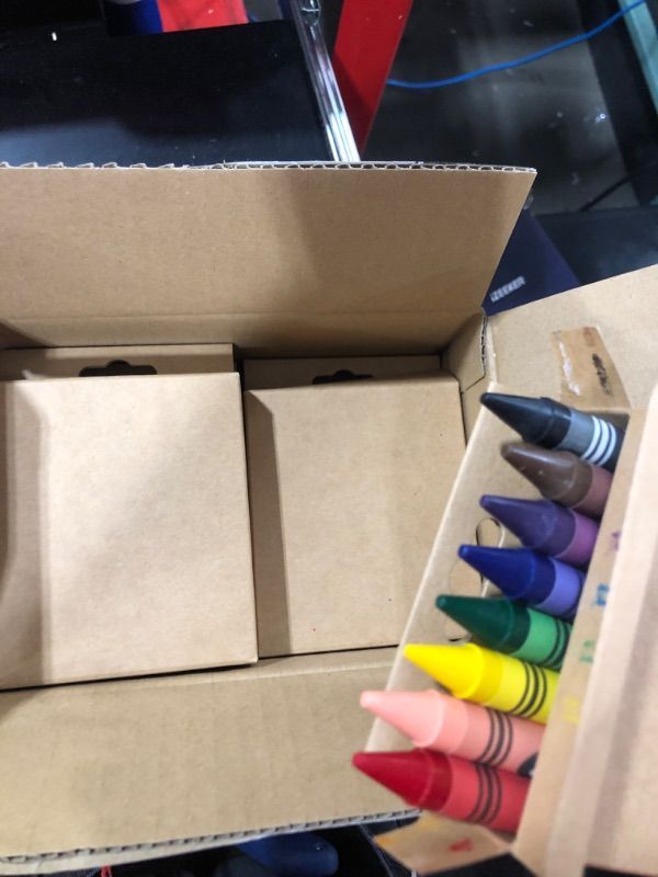 Photo 1 of Amazon Basics Jumbo Crayons - 16 Assorted Colors, 6-Pack Jumbo Jumbo