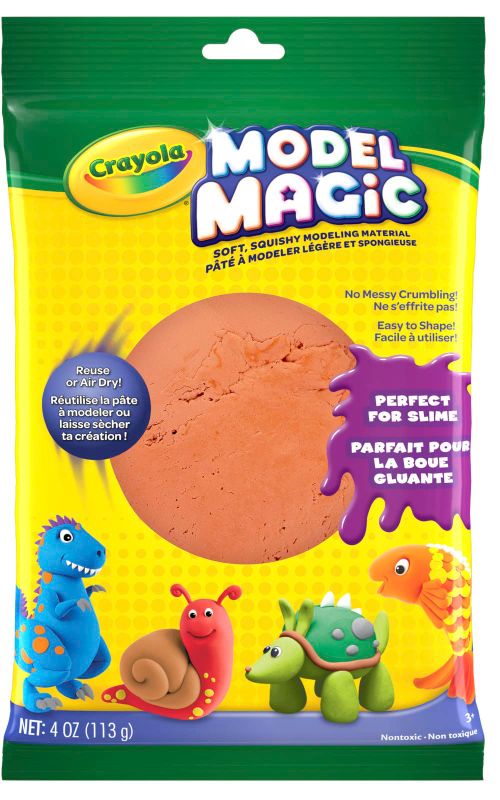 Photo 1 of Crayola Model Magic, Terra Cotta, 4 Ounce, Lightweight Modeling Material For Kids 4 & Up 1 Count (Pack of 1)